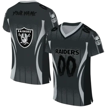 customized las vegas raiders dynamic dots silver jersey best selling