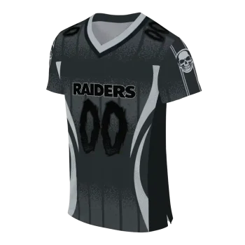 customized las vegas raiders dynamic dots silver jersey fashion forward