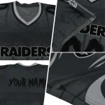 customized las vegas raiders dynamic dots silver jersey best selling