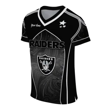 customized las vegas raiders halftone slant black jersey fashion forward