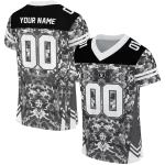customized las vegas raiders mirrored pattern black jersey best selling