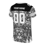 customized las vegas raiders mirrored pattern black jersey best selling