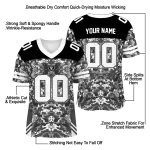 customized las vegas raiders mirrored pattern black jersey best selling