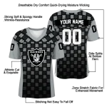 customized las vegas raiders stacked rectangle black jersey best selling