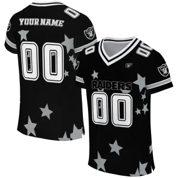 customized las vegas raiders star cluster black jersey best selling