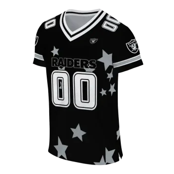 customized las vegas raiders star cluster black jersey fashion forward