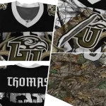 customized liberty flames antler skull camouflage hunting jersey best selling