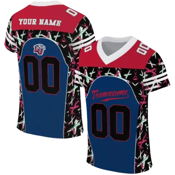 customized liberty flames brushstroke xs blue black jersey best selling