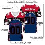 customized liberty flames brushstroke xs blue black jersey best selling