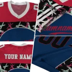 customized liberty flames brushstroke xs blue black jersey best selling