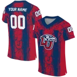 customized liberty flames rugged stripes red jersey best selling