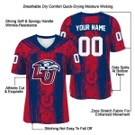 customized liberty flames rugged stripes red jersey best selling