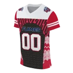 customized liberty flames tire arrows red black white jersey best selling