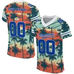 customized los angeles rams horizon palm sunset jersey best selling