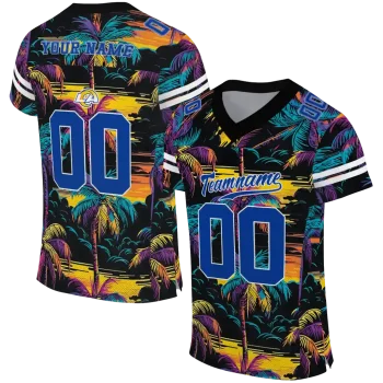 customized los angeles rams sundown palm jersey best selling