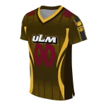 customized louisiana monroe warhawks dynamic dots gold jersey best selling