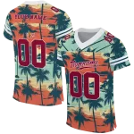 customized louisiana monroe warhawks horizon palm sunset jersey best selling