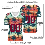 customized louisiana monroe warhawks horizon palm sunset jersey best selling