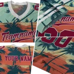 customized louisiana monroe warhawks horizon palm sunset jersey best selling