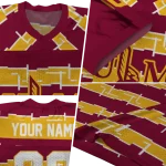 customized louisiana monroe warhawks layered grids red jersey best selling