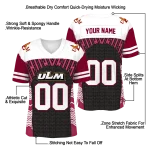 customized louisiana monroe warhawks tire arrows red black white jersey best selling