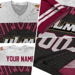 customized louisiana monroe warhawks tire arrows red black white jersey best selling