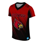 customized louisville cardinals halftone flow red black jersey best selling