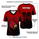 customized louisville cardinals halftone flow red black jersey best selling