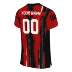 customized louisville cardinals striped texture red jersey best selling