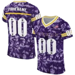 customized lsu tigers camouflage abstract purple jersey best selling