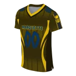 customized marquette golden eagles dynamic dots yellow jersey best selling