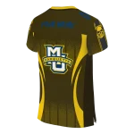 customized marquette golden eagles dynamic dots yellow jersey best selling