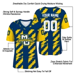 customized marquette golden eagles stripe block blue jersey best selling