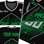 customized marshall thundering herd halftone slant green black jersey best selling