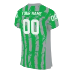 customized marshall thundering herd stripe splatter green jersey best selling