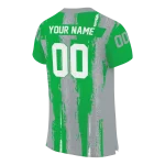 customized marshall thundering herd striped texture green jersey best selling