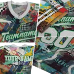 customized marshall thundering herd tribal face jersey best selling