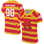 customized maryland terrapins art stripe red jersey best selling