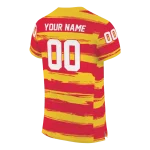 customized maryland terrapins art stripe red jersey best selling