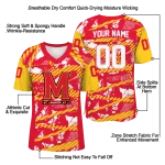 customized maryland terrapins camo shatter red jersey best selling
