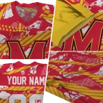 customized maryland terrapins camo shatter red jersey best selling