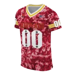 customized maryland terrapins camouflage abstract red jersey best selling