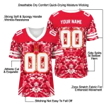 customized maryland terrapins mirrored pattern red jersey best selling