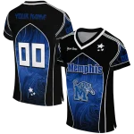 customized memphis tigers halftone slant blue black jersey best selling