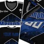 customized memphis tigers halftone slant blue black jersey best selling