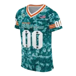 customized miami dolphins camouflage abstract aqua jersey best selling
