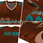 customized miami dolphins dynamic dots orange jersey best selling