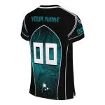 customized miami dolphins halftone slant aqua black jersey best selling