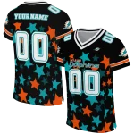 customized miami dolphins star cluster black jersey best selling