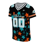 customized miami dolphins star cluster black jersey best selling